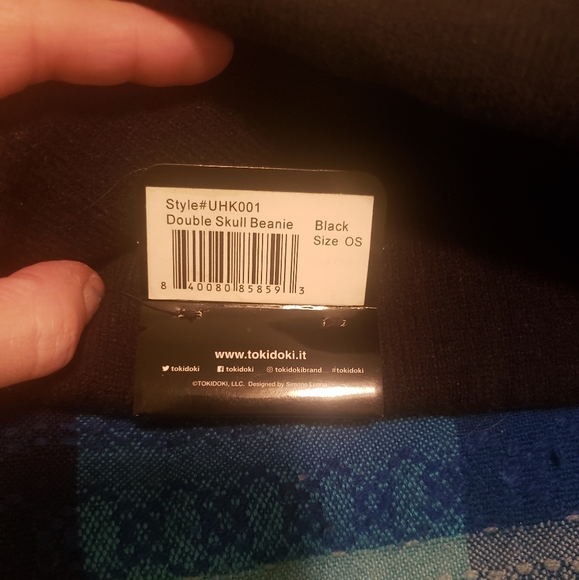 TOKIDOKI Double Skull Beanie/Toque/Skully/Wooly Hat/Toboggan/Knit Cap/Snow Cap - Picture 15 of 16